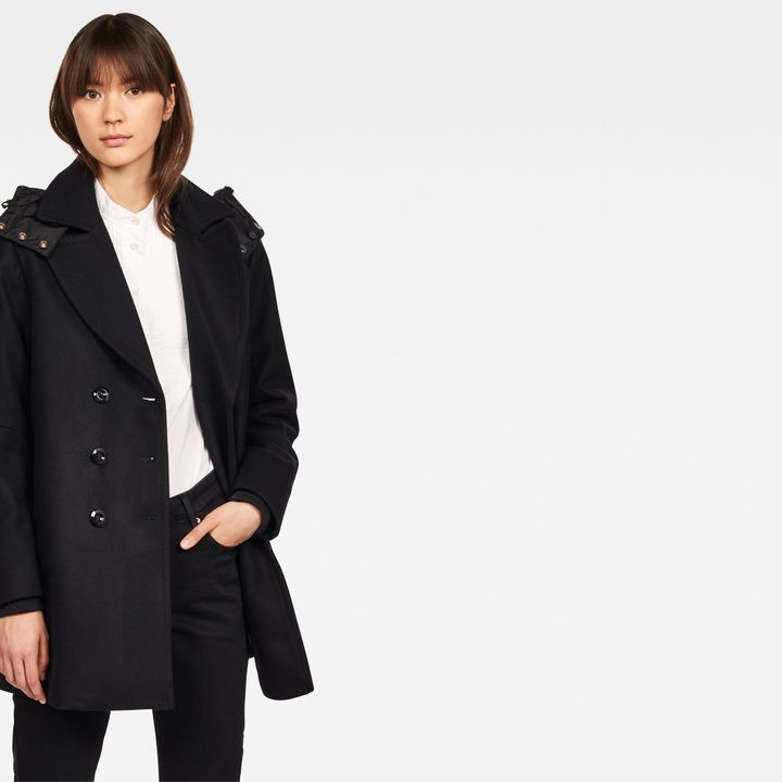 G online star pea coat