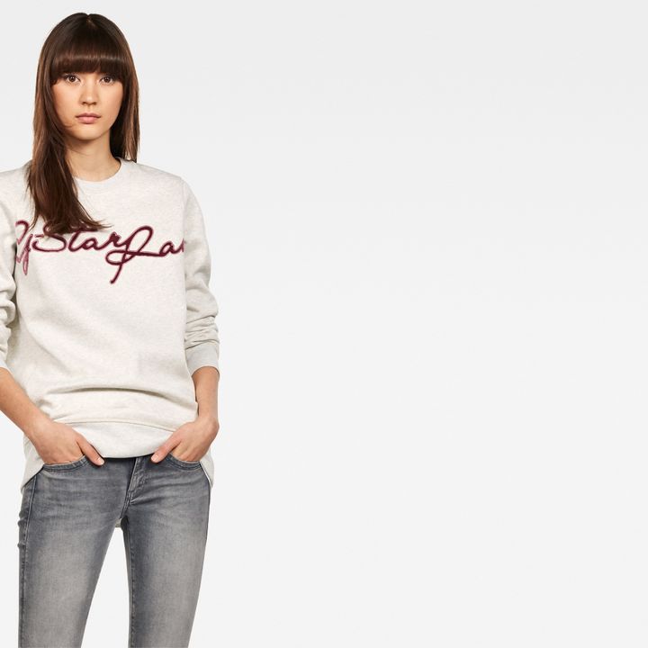 White boyfriend sweater on sale