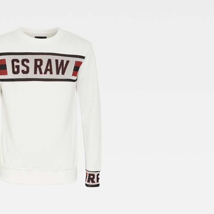 Gsraw Jacquard Sweater Beige G STAR IE