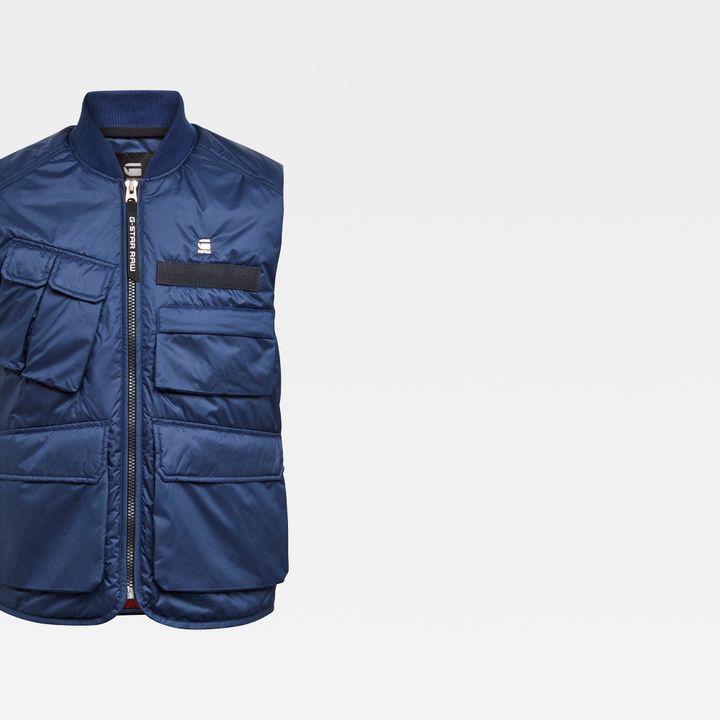 Multipocket Vest | ダークブルー | G-STAR® JP
