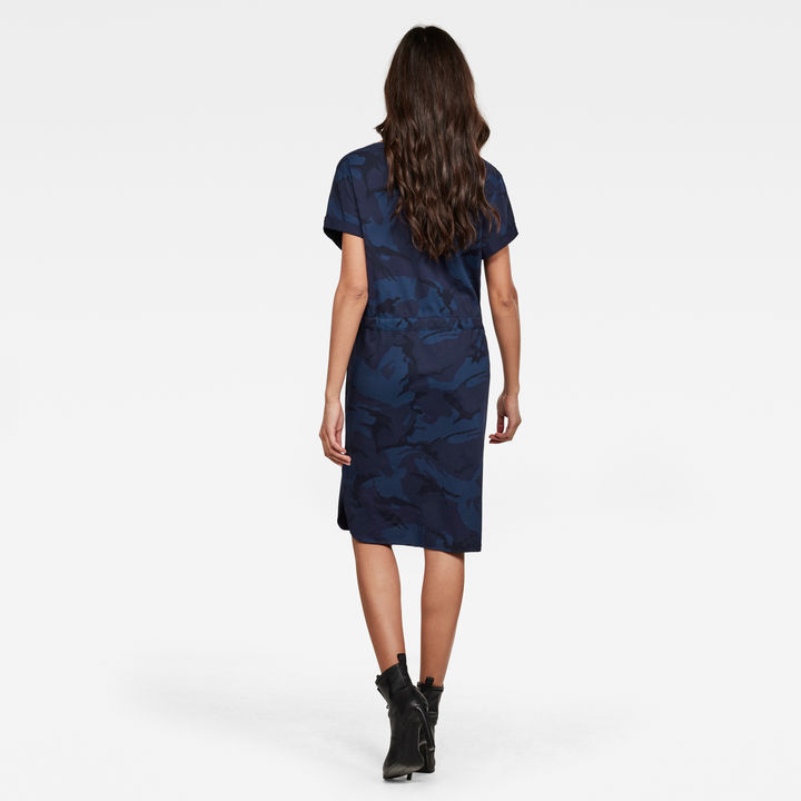 Disem All over Jurk Donkerblauw G STAR BE