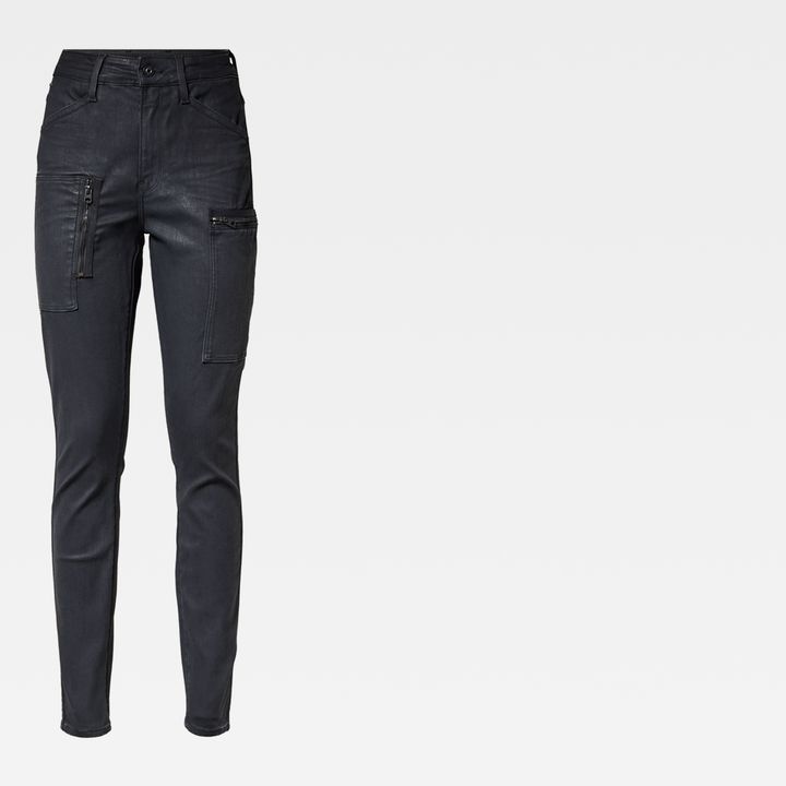 G Star Shape Powel High Super Skinny Jeans Black G STAR CA