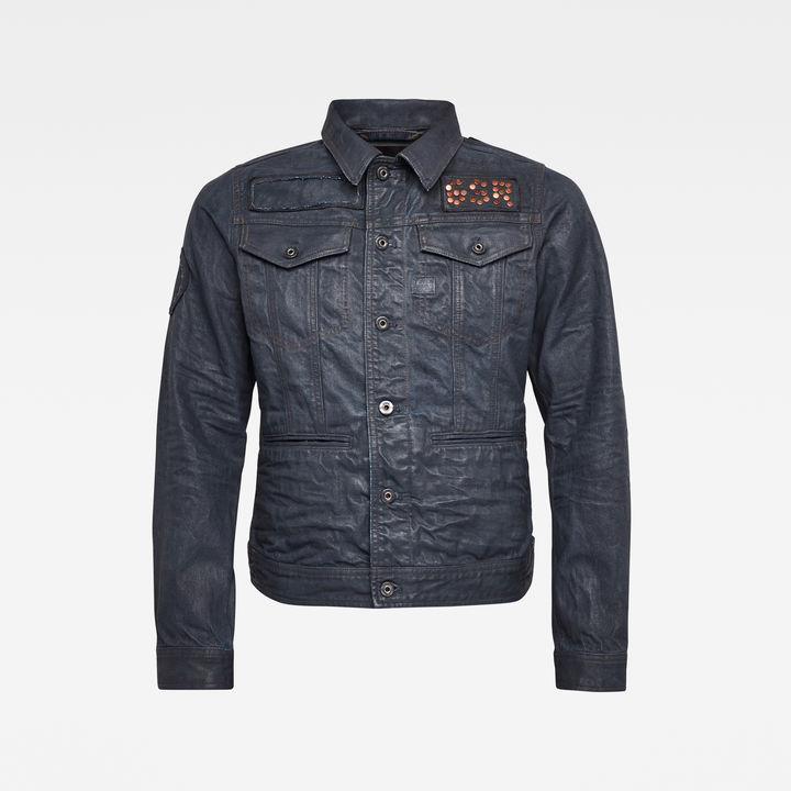 D-Staq Studs Slim Jacket | Black | G-STAR® ES