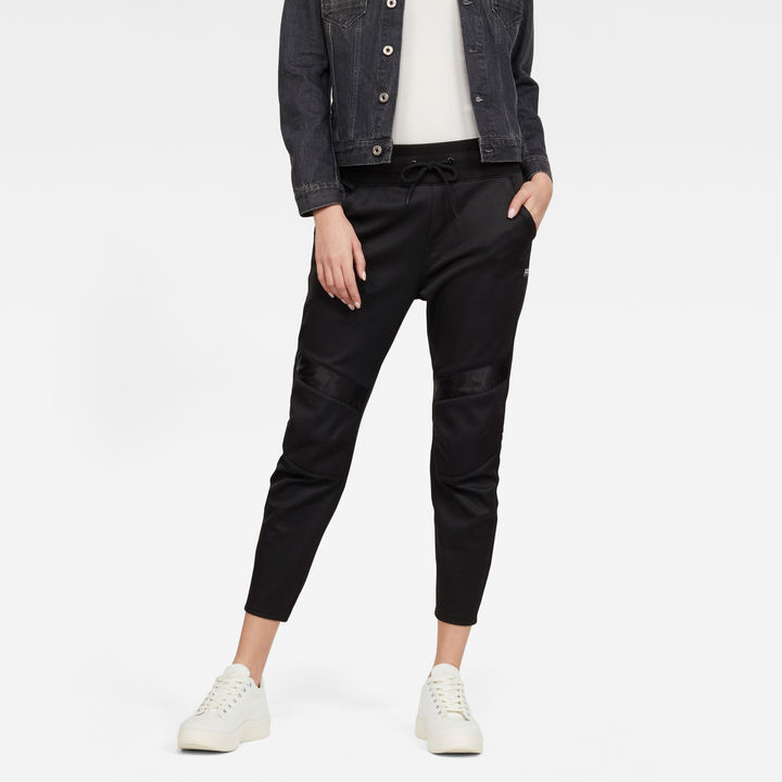 Motac 3D Tapered Cropped Sweatpants Black G STAR TH
