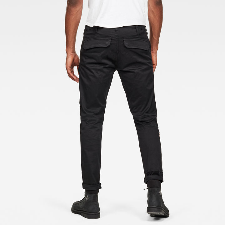 Front Pocket Slim Cargo Pants | Black | G-STAR® US
