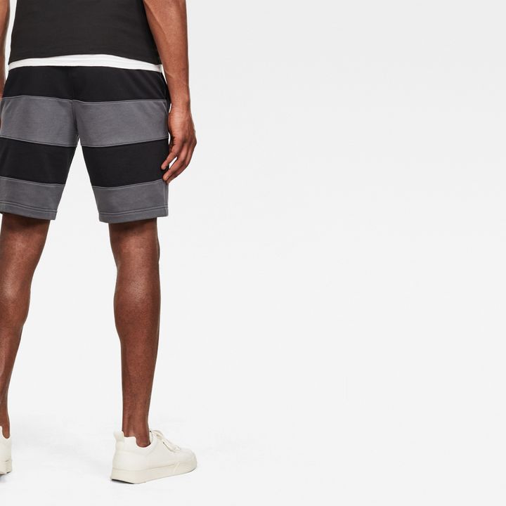 Premium Block Stripe Shorts | ブラック | G-STAR® JP