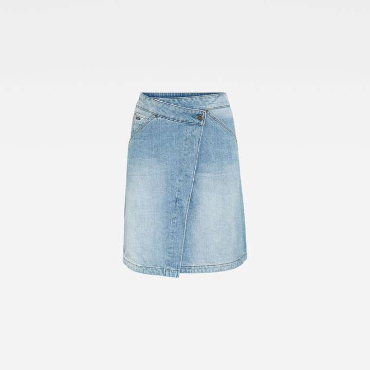 5621 Wrap Skirt Light blue G STAR PT