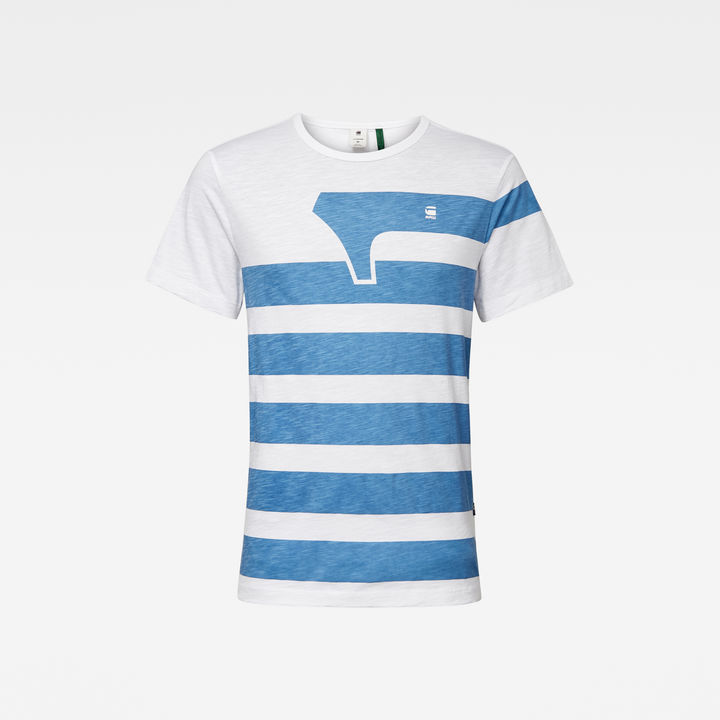 G star striped t shirt sale