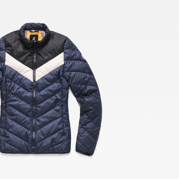 Alaska Padded Down Jacket Dark blue G STAR AE