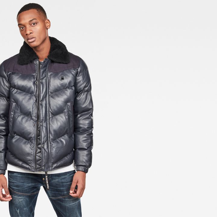 Western Puffer Jacket Dark blue G STAR CA