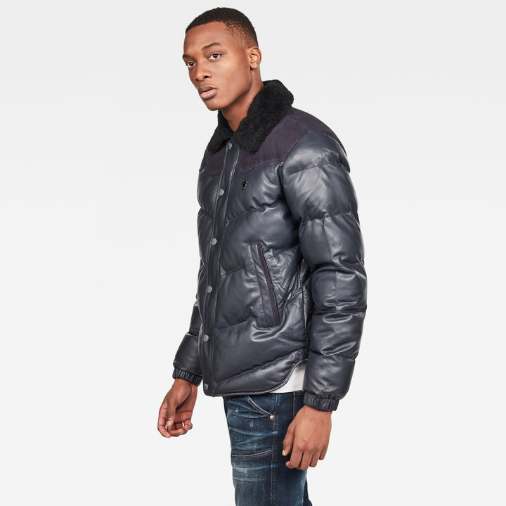 Western Puffer Jacket Dark blue G STAR US