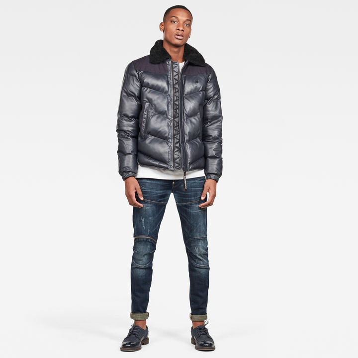 Western Puffer Jacket Dark blue G STAR US