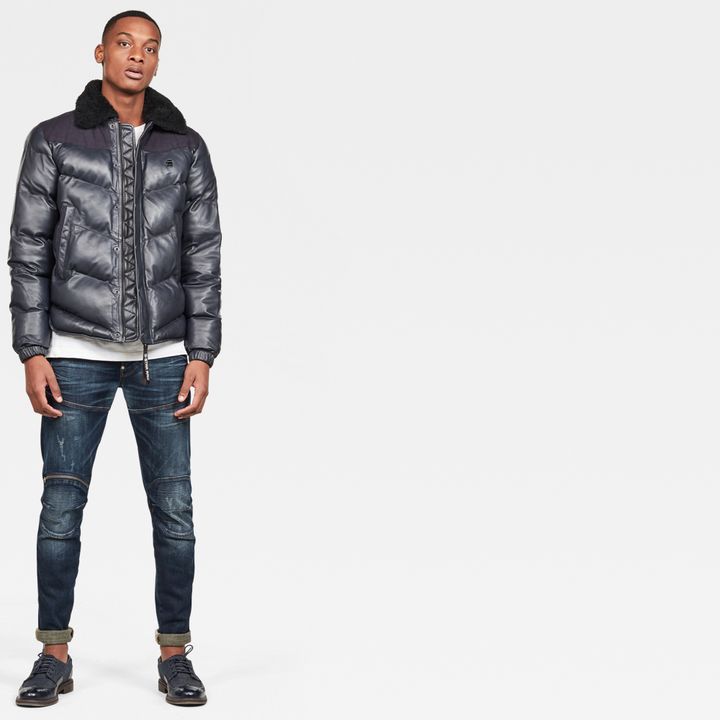 Western Puffer Jacket Dark blue G STAR US
