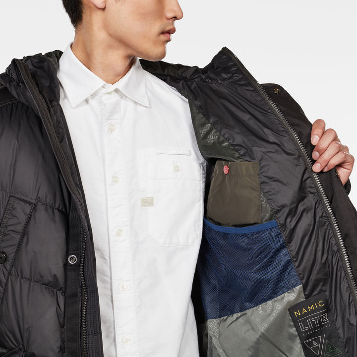 Whistler Down Long Parka Black G STAR US
