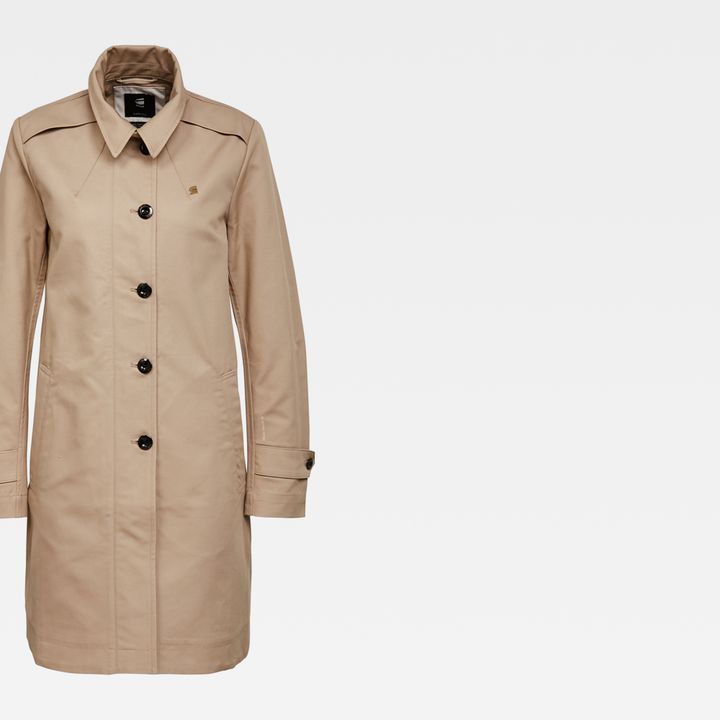 G star raw minor loose trench coat online