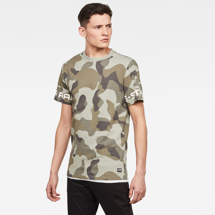 G star camo shirt discount