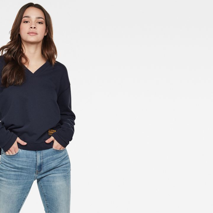 Venarux Xzyph R Sweater | Dark blue | G-STAR® US