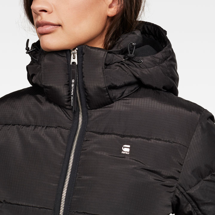 Meefic Sundu Quilted Hooded Overshirt | Black | G-STAR® US