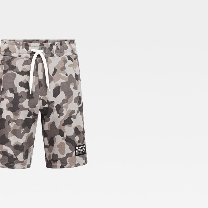 Brush Camo Sweat Shorts Grey G STAR US