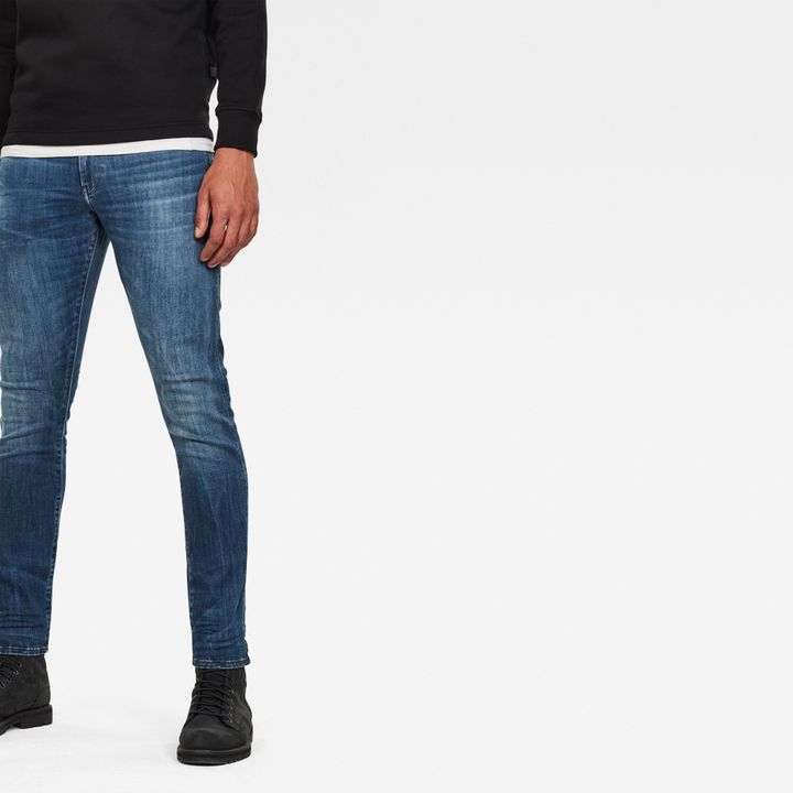 3301 Deconstructed Skinny Jeans | ミディアムブルー | G-STAR® JP
