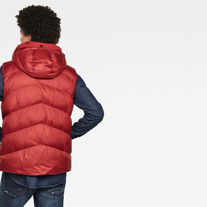 Red vest with hood online