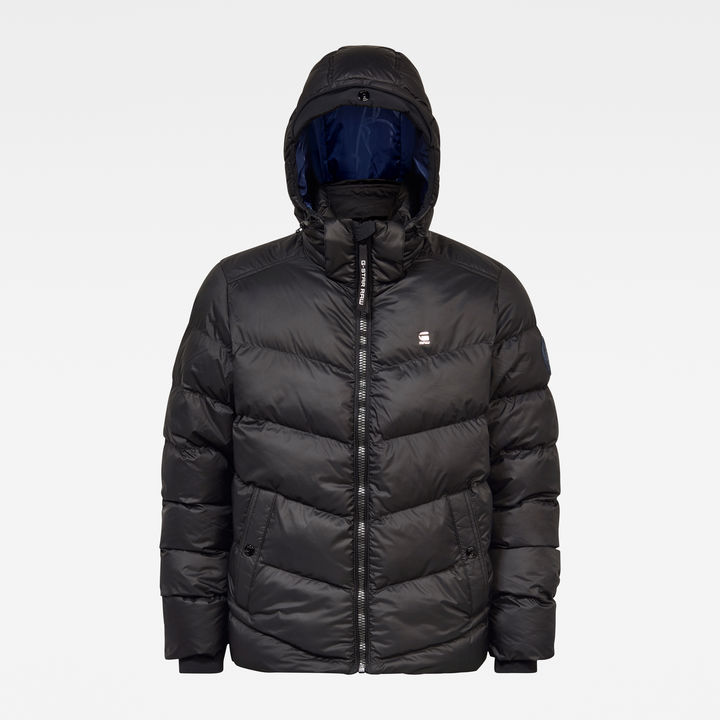 Whistler Hooded Puffer Jacket Black G STAR AU