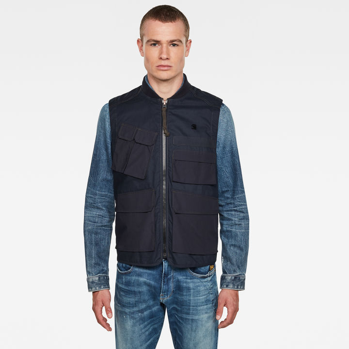 Utility vest jacket on sale