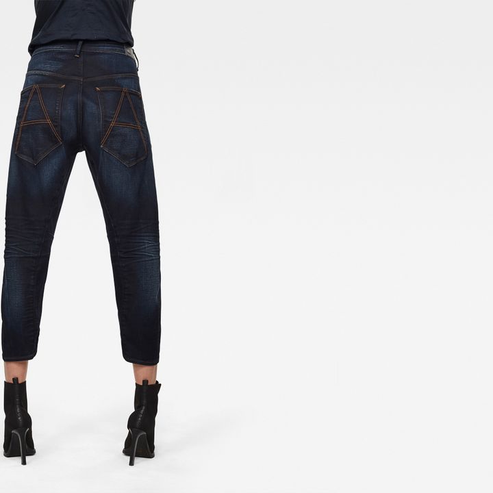 A Crotch 3D Low Boyfriend Jeans