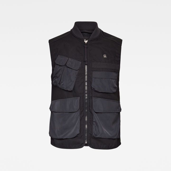 Utility vest mens black deals