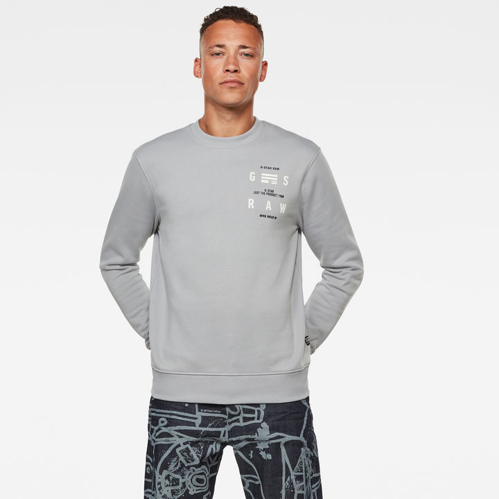 Heavy Sherland sweater | Grey | G-STAR® US