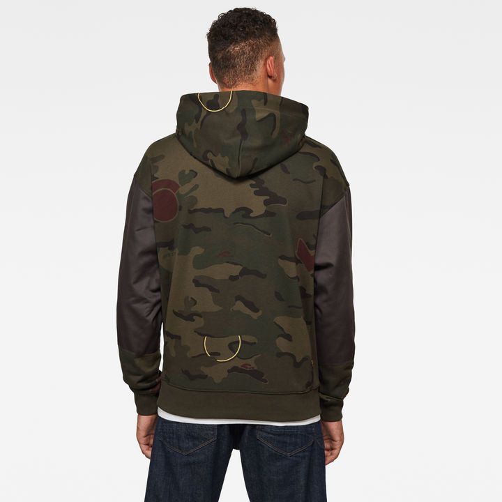 G star camo hoodie clearance