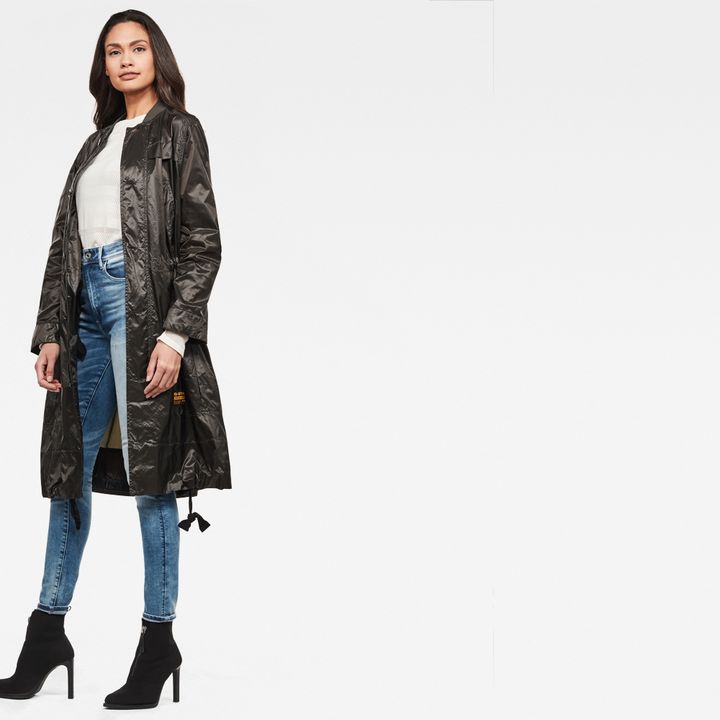 Grey lightweight parka discount