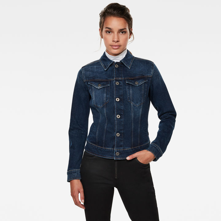 3301 Slim Jacket Dark blue G STAR ZA