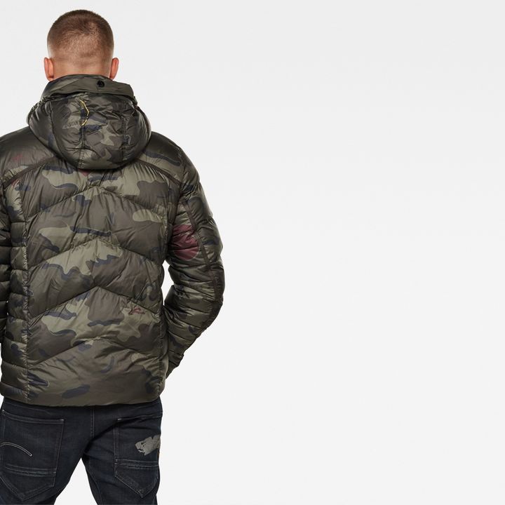Whistler Hooded Puffer Jacket Green G STAR US