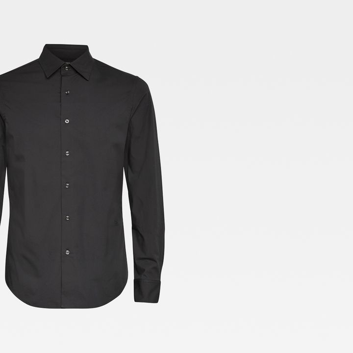 Core Super Slim Shirt Black G STAR ZA