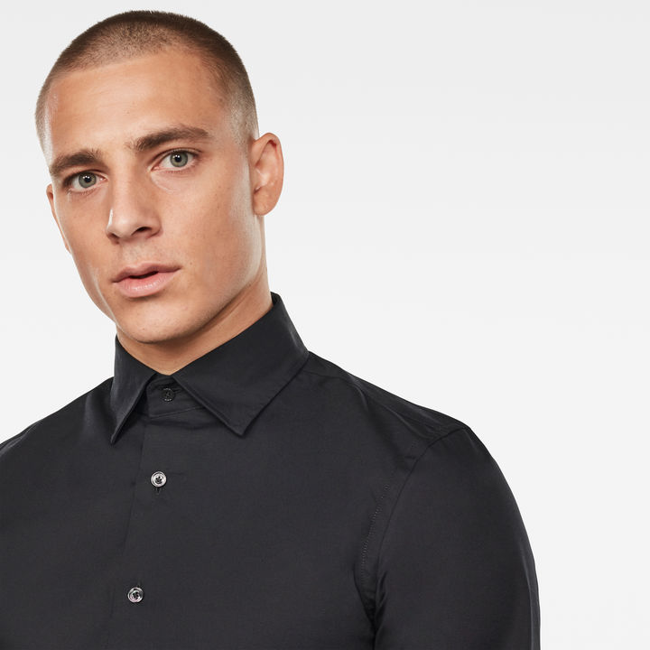 Core Super Slim Shirt Black G STAR GB