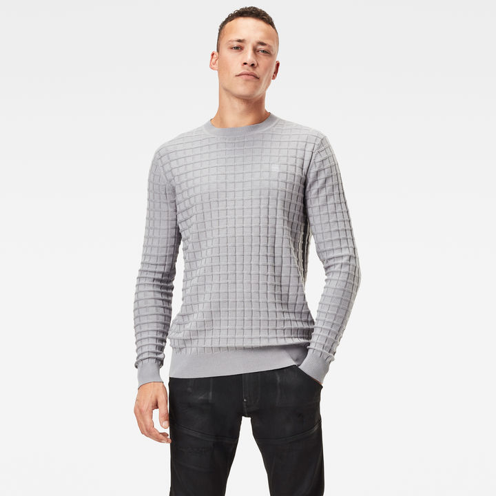 Core table knitted pullover outlet