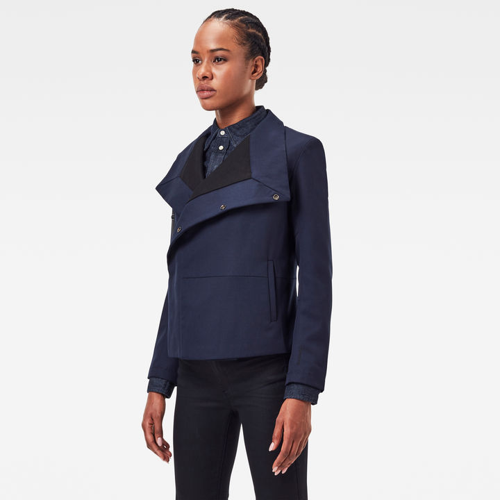 Collar slim blazer g star best sale