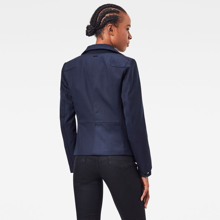 Collar Slim Blazer Medium blue G STAR IE