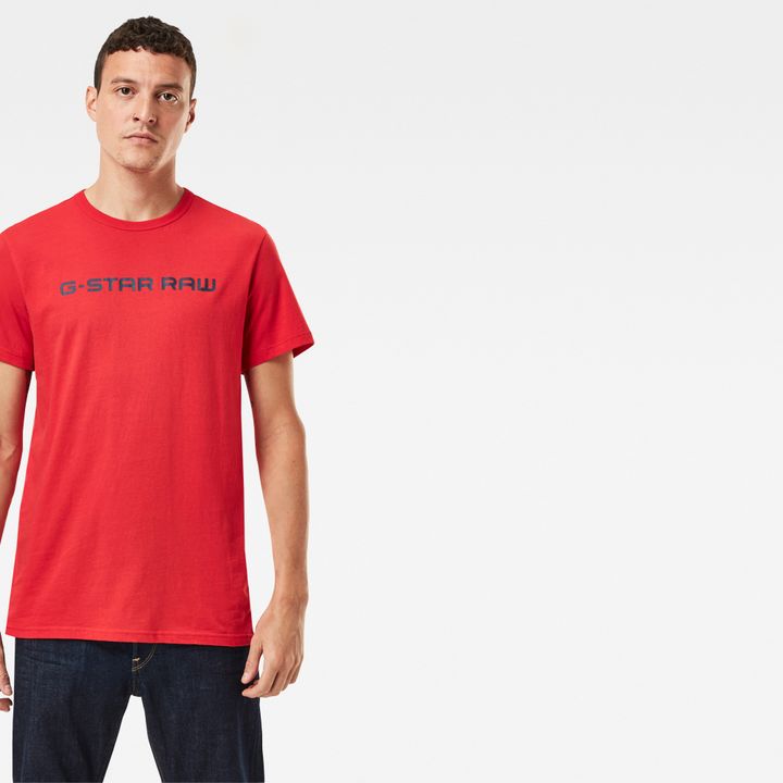 Red g star t shirt hotsell