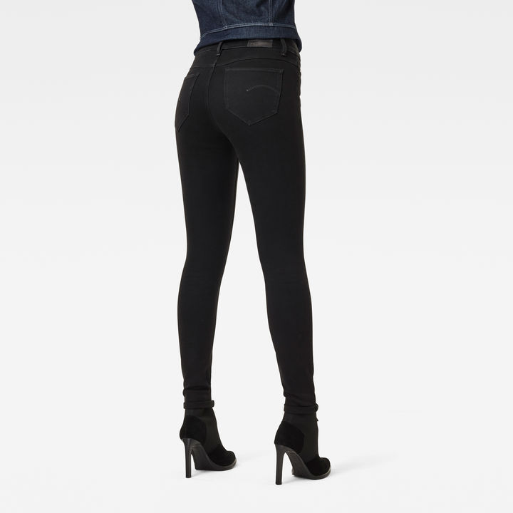G Star Shape Skinny Jeans Black G STAR AU