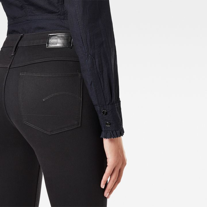 3301 High Waist Skinny Jeans Black G STAR CA