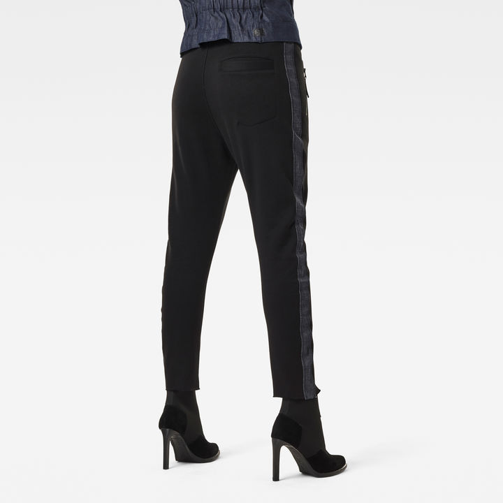 Fabric Mix Tapered Sweatpants Black G STAR DE