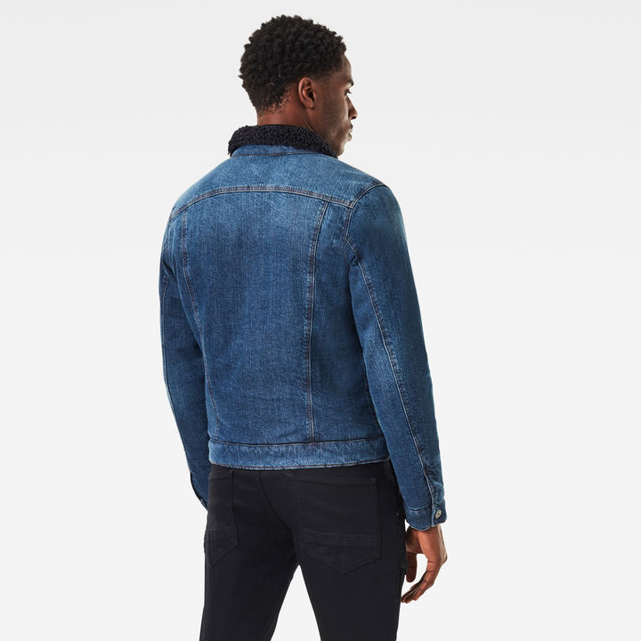 G star slim sherpa jacket online