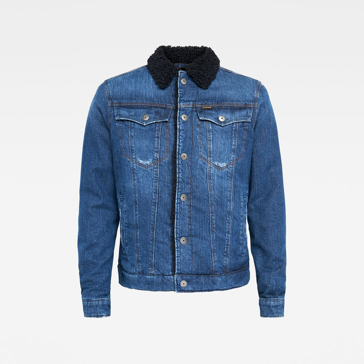 G star 3301 slim sherpa jacket shop