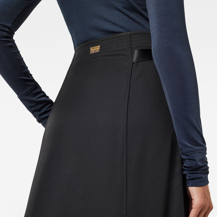 Wrap Midi Skirt
