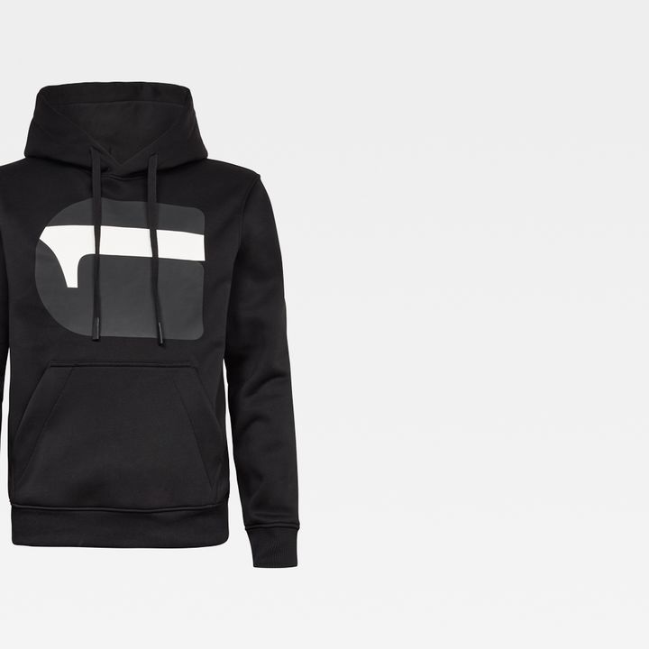 Raw black hoodie sales