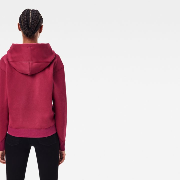 Red g star hoodie top