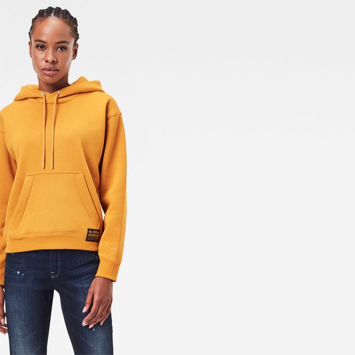 Premium Core Hoodie Yellow G STAR GB