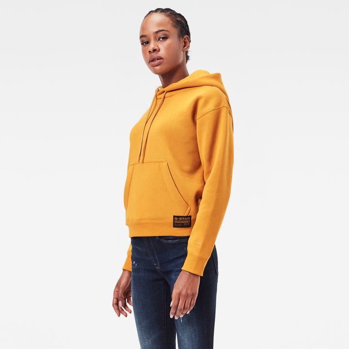 Premium Core Hoodie Yellow G STAR GB